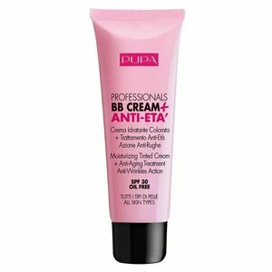 Тушь для ресниц Pupa Make Up Professionals BB Cream + Anti-Eta SPF 30, Тональный крем антивозрастной увлажняющий против морщин, 002