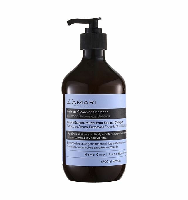 Шампунь безсульфатный для домашнего ухода L'AMARI Delicate Shampoo 500 ml