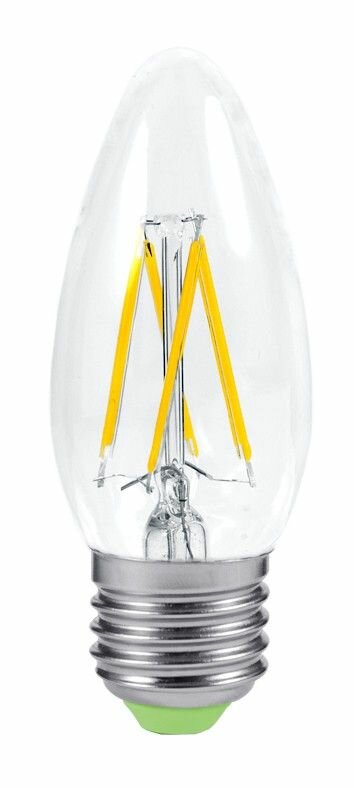 Лампа светодиодная LED-СВЕЧА-PREMIUM 5.0Вт 160-260В Е27 4000К 450Лм прозрачная ASD 4690612003511