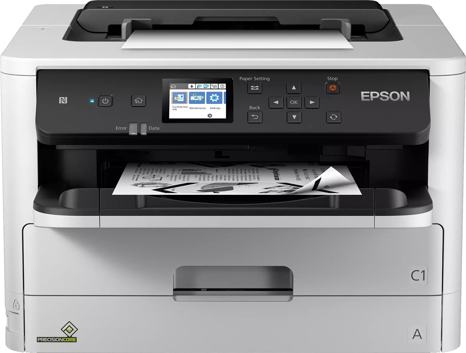 Принтер струйный Epson WorkForce Pro WF-M5298DW монохромный, А4, печать 1200x2400dpi, 34ppm, 330л, д