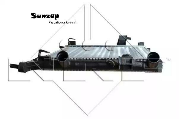 NRF 509596 Радиатор системы охлаждения