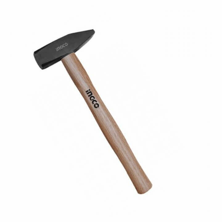 фото Молоток с деревянной ручкой INGCO 100 гр