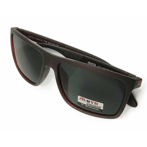 Солнцезащитные очки ALOYD, коричневый, черный