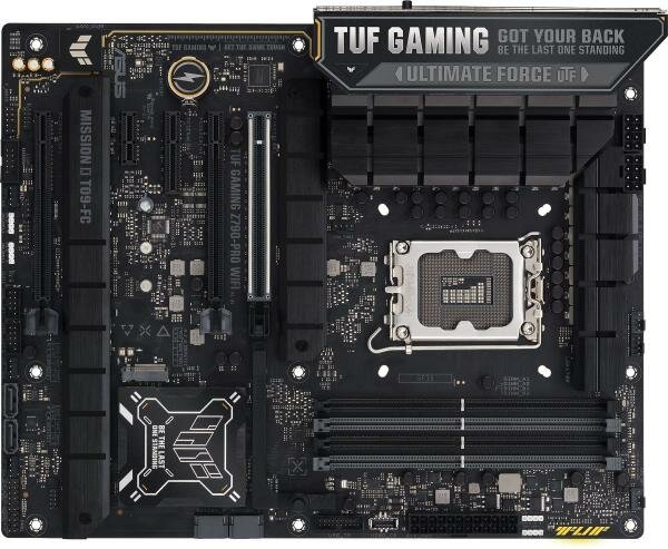 Материнская плата ASUS TUF GAMING Z790-PRO WIFI Socket 1700 Z790 4xDDR5 3xPCI-E 16x 1xPCI-E 1x 1xPCI-E 4x 4xSATA III ATX Retail 90MB1FJ0-M0EAY0