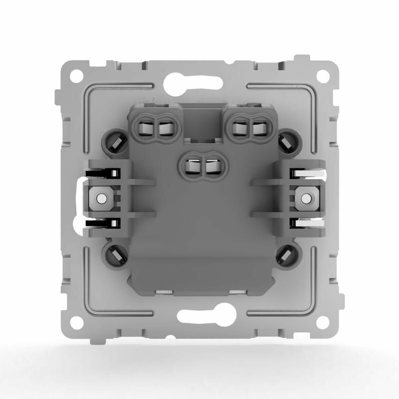 Выключатель 2-кл. СП Pixel 10А IP20 механизм бел. TOKOV ELECTRIC TKE-PX-V2-C01 - фото №5