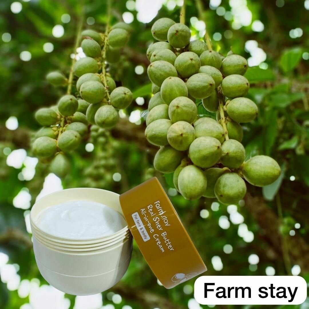 Многофункциональный крем с маслом ши FarmStay Real Shea Butter All-In-One Cream 300 мл - фото №16