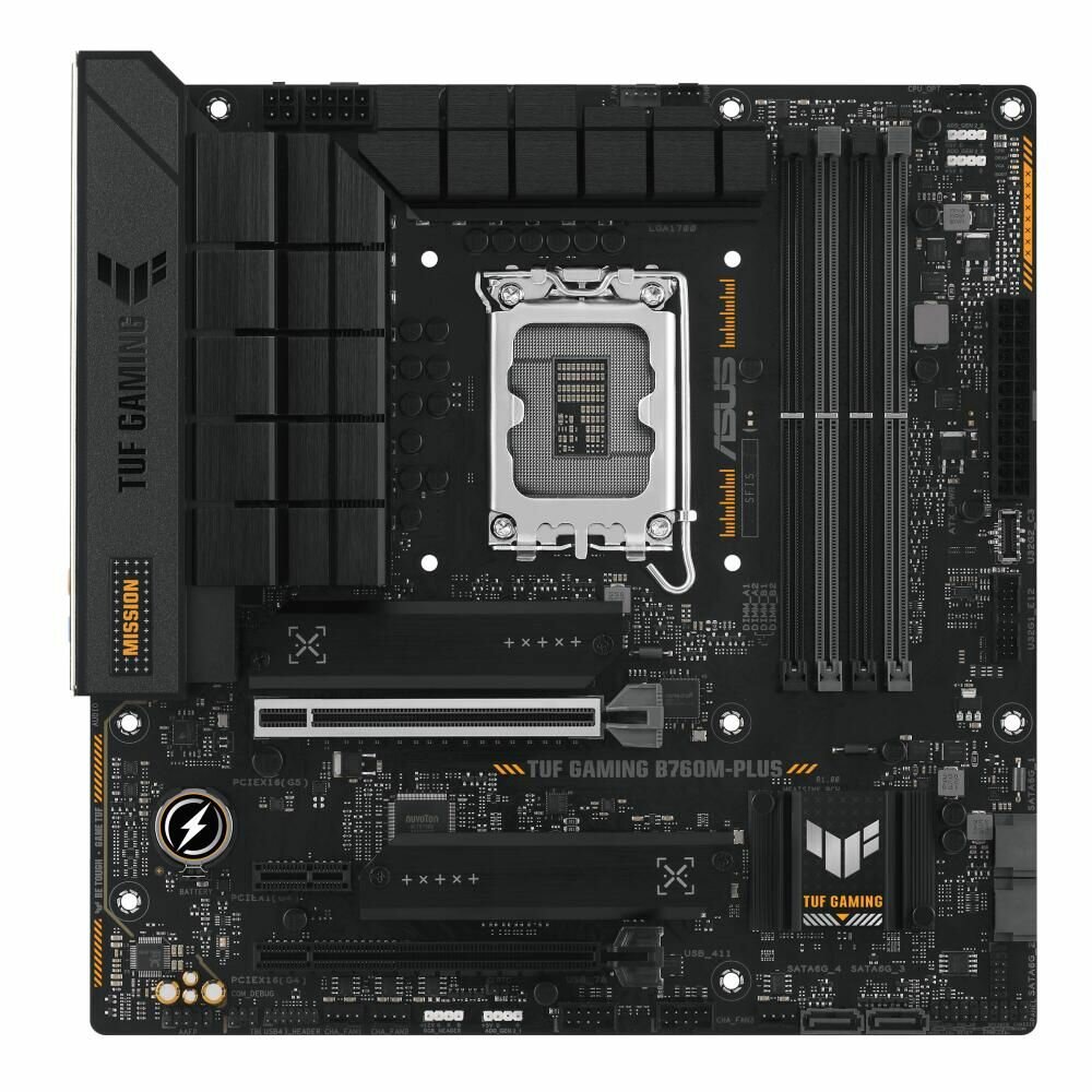 Asus TUF Gaming B760m-plus D4 (rtl) LGA1700 2xPCI-E Hdmi+dp 2.5GbLAN Sata MicroATX 4DDR4