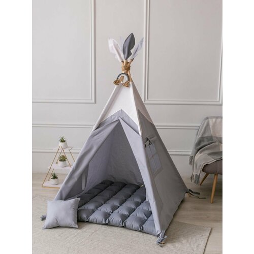 Вигвам детский с ковриком, игровой домик для детей Tipi.room