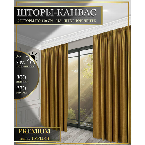 Комплект штор Канвас 300х270