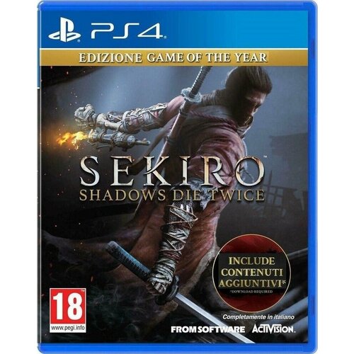 видеоигра ps4 ps5 sekiro shadows die twice edizione game of the year русские субтитры Sekiro: Shadows Die Twice. Game of the Year Edition (русские субтитры) (PS4)