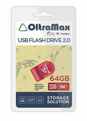 USB флэш-накопитель (OLTRAMAX OM-64GB-330-Red)
