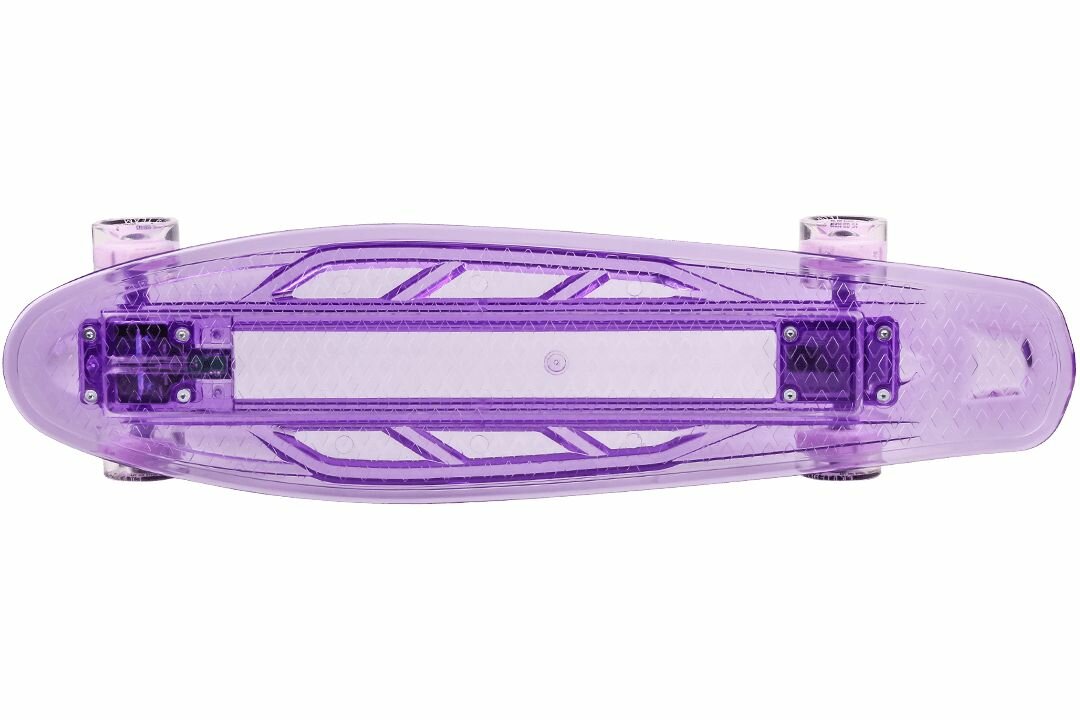 Скейтборд Transparent 27 light purple
