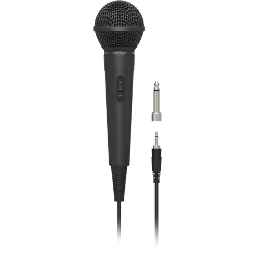 Behringer BC110 вокальный динамический кардиоидный микрофон с выключателем и кабелем, разъем TS 6,3 мм, длина кабеля 3 м вокальный микрофон behringer bc110