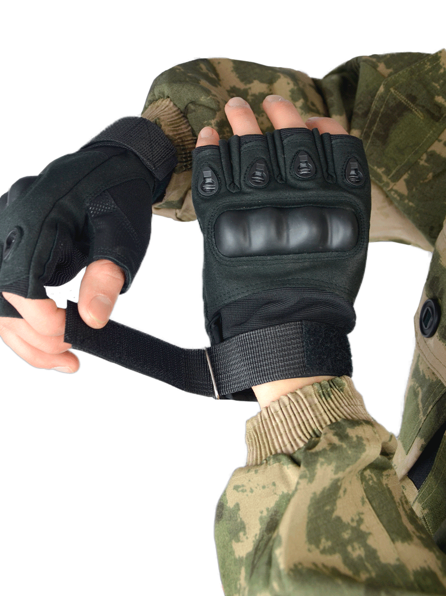 Тактические перчатки спортивные милитари для страйкбола, автоспорта, велоспорта, армии армейские без пальцев M