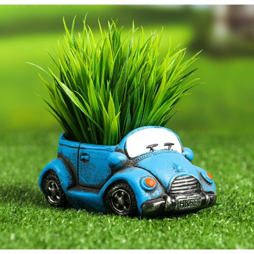 Горшок Машинка синий 14х9х75см 759₽