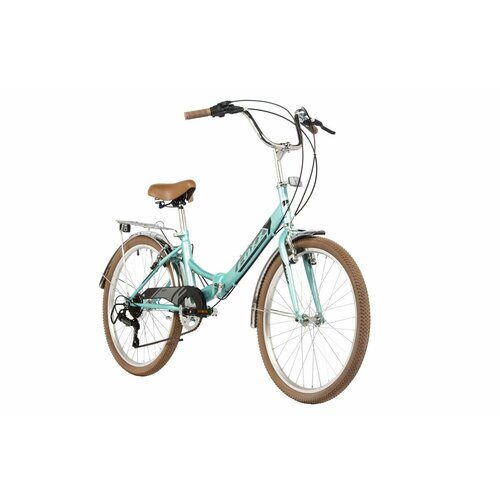 Велосипед FOXX 20 складной SHIFT зелёный 6-скор Shimano RS35TY21 двойной обод багажник 19404₽