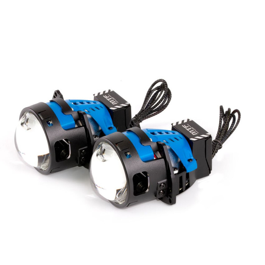 Светодиодные модули ближнего/дальнего света MTF light BI LED MaxBeam 2.0 PRO 3.0" 65/81W 5000Lm 5500K 12V (2 линзы) — фото 1