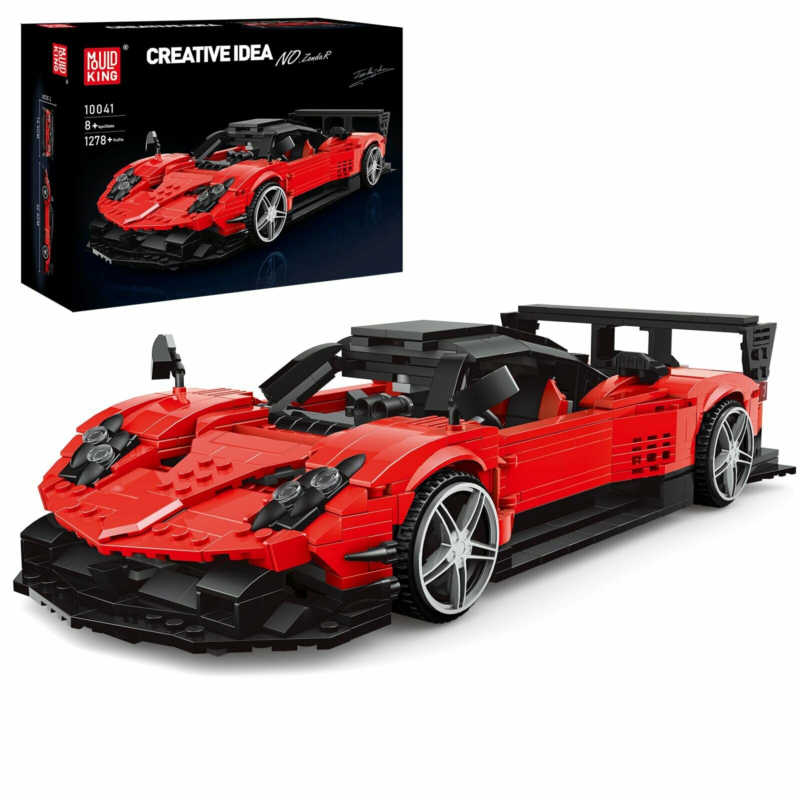 Конструктор Mould King 10041 Спорткар Pagani Zonda R,1278деталей