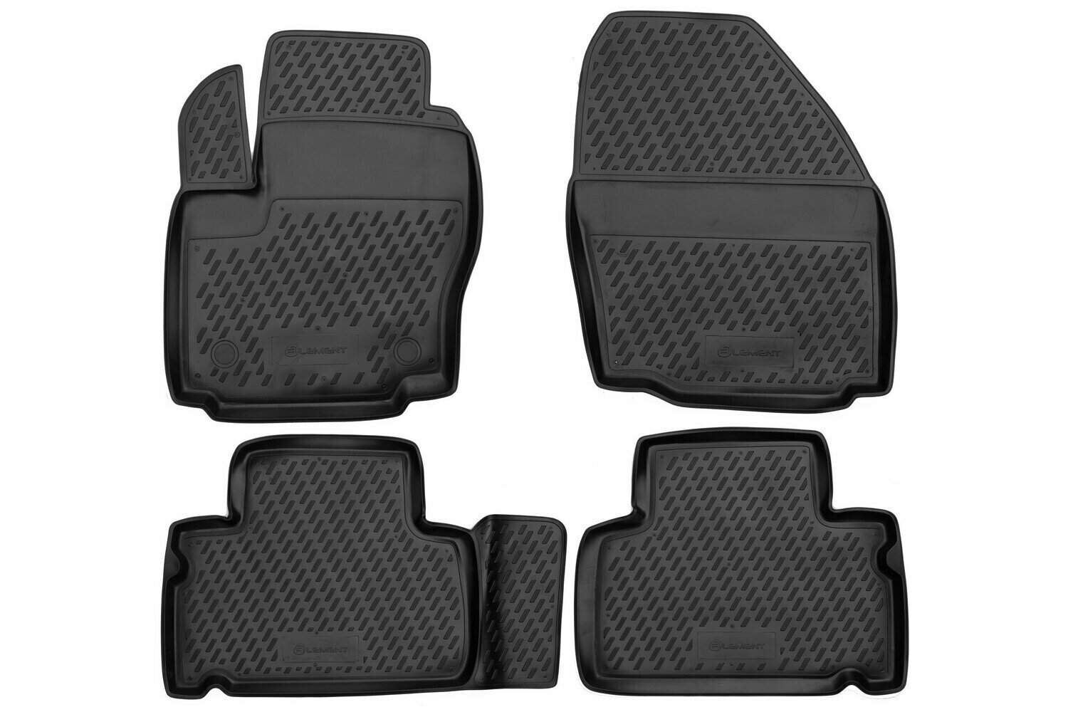 Коврики в салон FORD S-MAX 2006-, 4 шт. (полиуретан) Element. S000.10