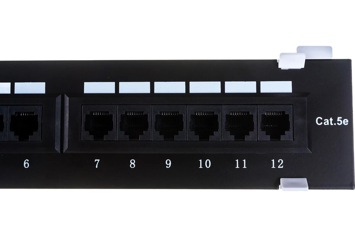 ExeGate EPPW-12-8P8C-C5e-FR UTP настенная патч-панель 12 портов Cat5e dual IDC RoHS — фото 1