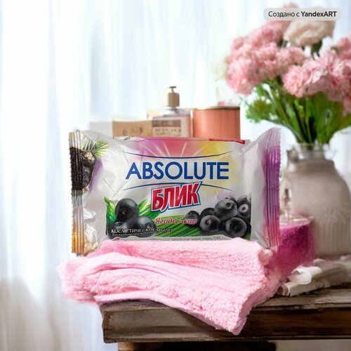Косметическое твердое мыло ABSOLUTE BLIK - ягоды асаи 170 гр.