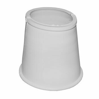 Манжета под сливной бачок унитаза конусная 60-80 мм цвет белый