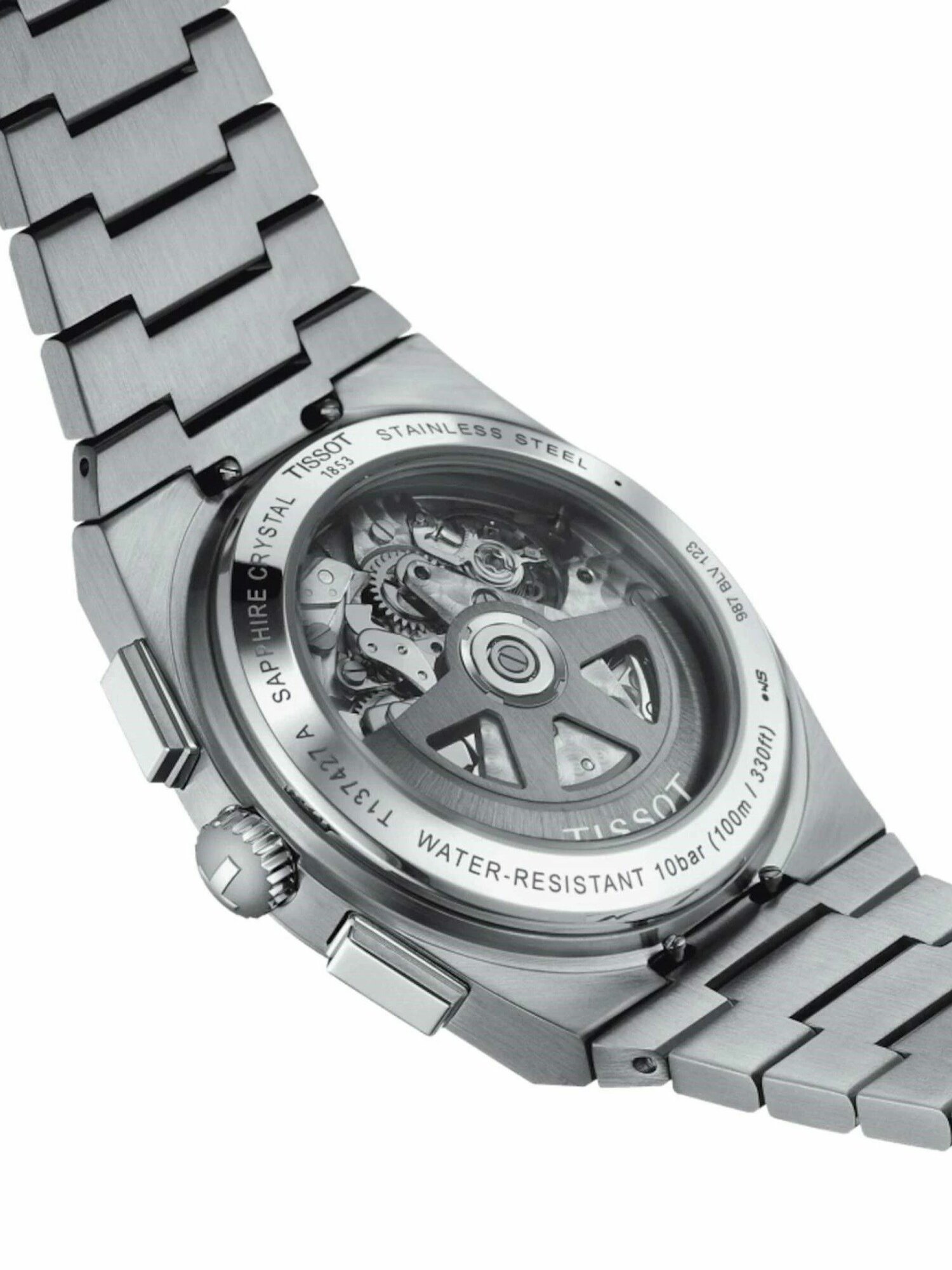 Наручные часы TISSOT, серебряный/зеленый — фото 1