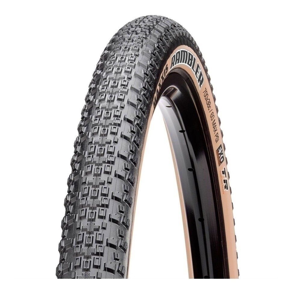 Покрышка Maxxis Rambler 700x38C TPI 60 кевлар EXO/TR/Tanwall (ETB00333800)