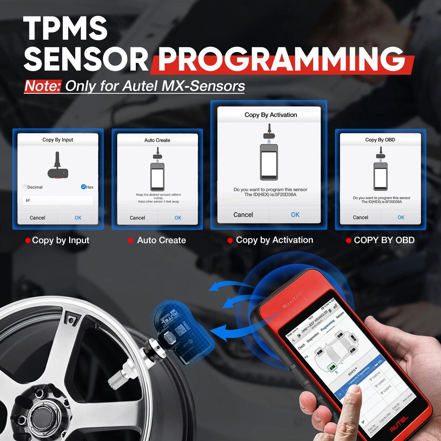 Инструмент программирования Autel MaxiTPMS ITS600E TPMS OBD2, инструмент для программирования MaxiTPMS TBE200, детектор износа тормозных дисков для глубины протектора шин, ITS600E TBE200, other language — фото 1