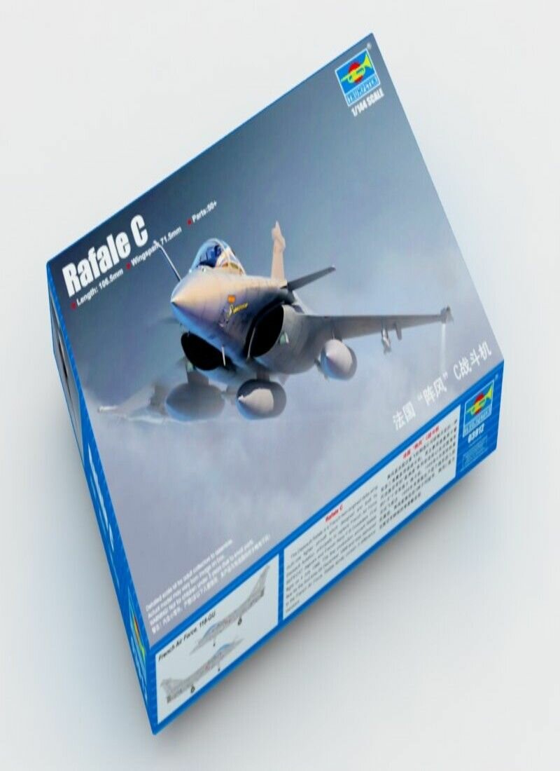 Картинки Trumpeter 03912 Сборная модель самолета Rafale C (1:144)