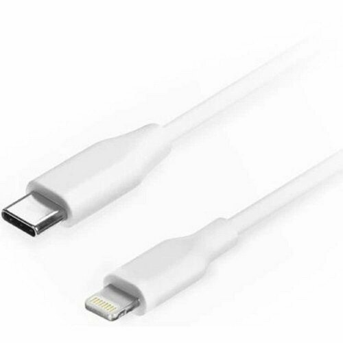 Кабель USB Type-C-Lightning Filum FL-C-U2-CM-LM-1M-W 1 м, USB 2.0, белый, 3 А, разъемы: USB Type С male - Lightning male, пакет