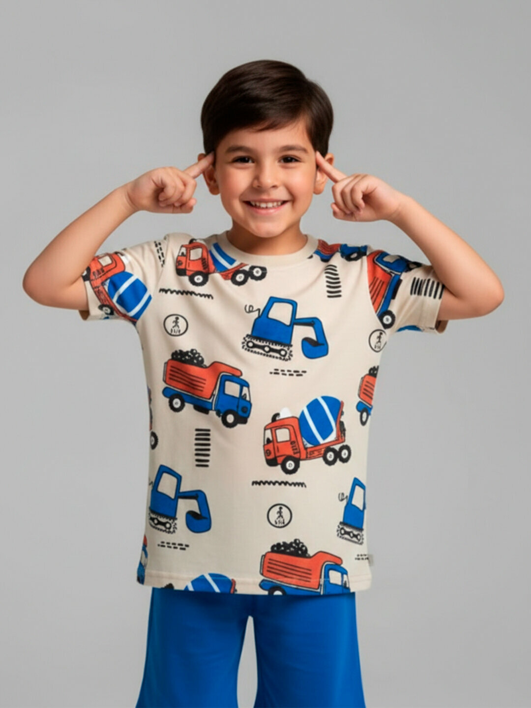 Пижама neo, размер 98, молочный — фото 1