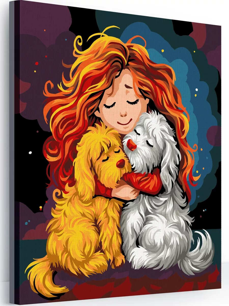 Картина по номерам Hobby Paint Мои друзья