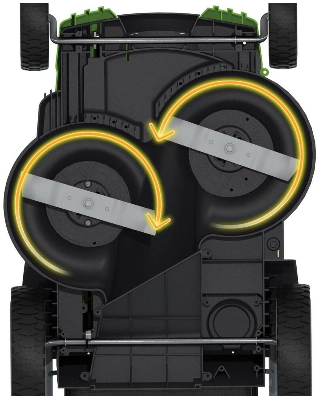 Газонокосилка аккумуляторная Greenworks G-MAX 40V G40LM49DB Twin Force - фото №13