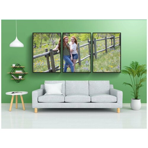 фото Набор модулных постеров для интерьера "природа, на открытом воздухе, летом" 60x90 см. в тубусе, без рамки lotsprints