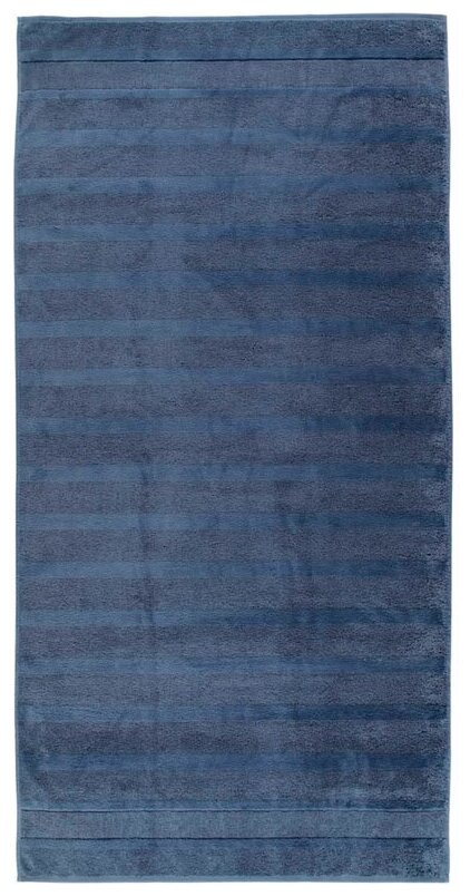 Полотенце махровое Cawo Noblesse 80x160см, цвет темно-синий CAWÖ - фото №1
