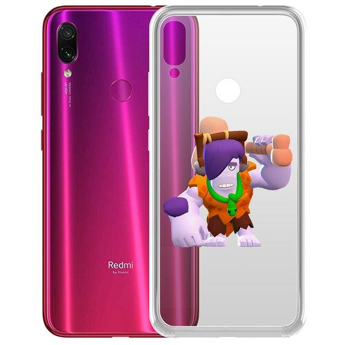 фото Чехол-накладка clear case brawl stars-пещерный фрэнк для xiaomi redmi note 7 krutoff group