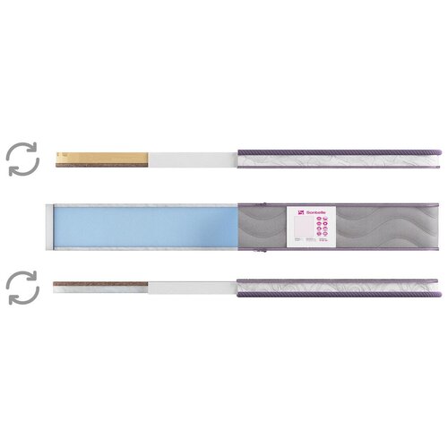 фото Детский матрас sontelle artvin lite 60х120 двусторонний с разной жесткостью