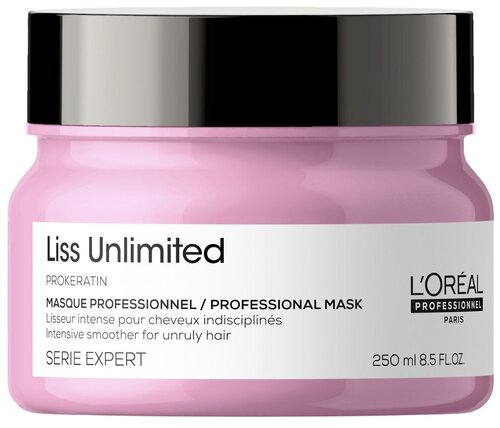 Маска LOreal Professionnel Serie Expert Liss Unlimited для непослушных волос,  250 мл