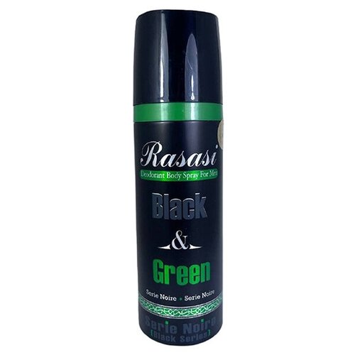 rasasi perfumes мужской black Rasasi Perfumes Мужской Black&Green Дезодорант-спрей (spray) 200мл