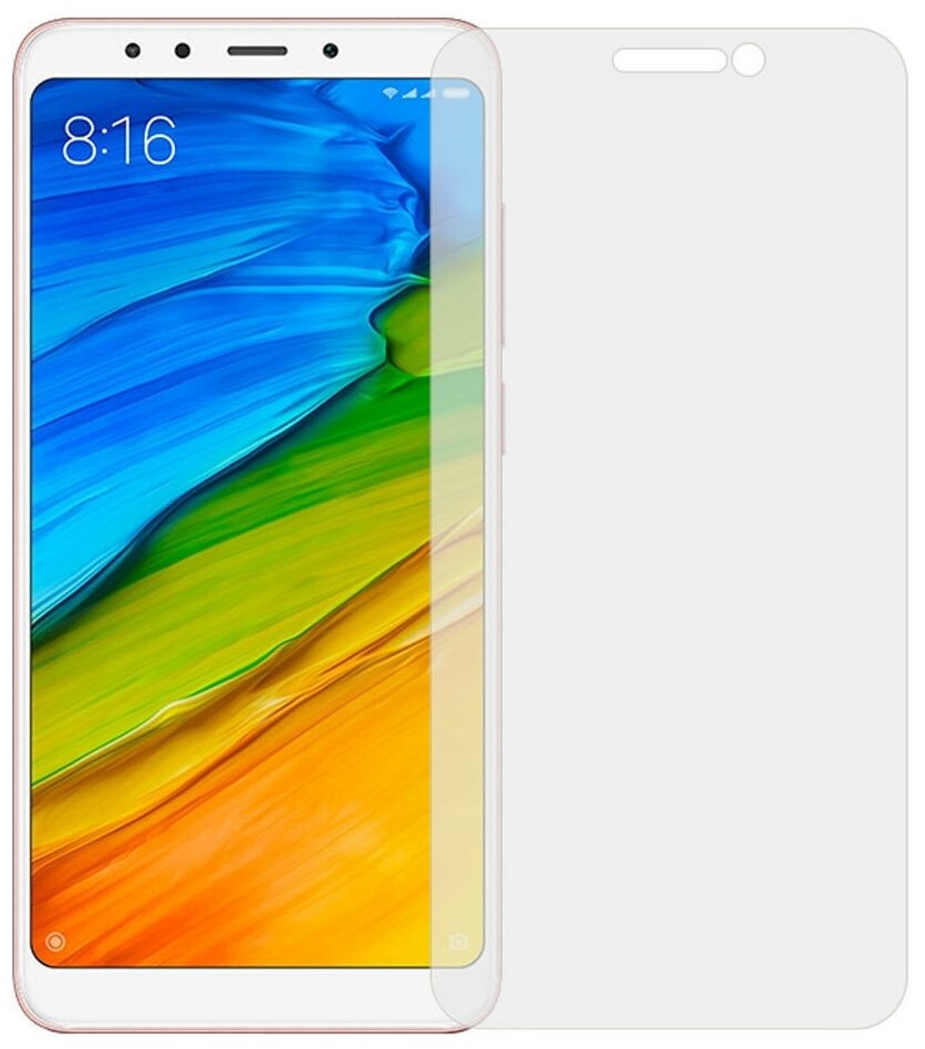 Защитное стекло / бронестекло для Xiaomi Redmi 5 (с отступами под чехол, не полное покрытие)