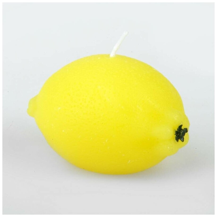 Свеча декоративная "лимон"