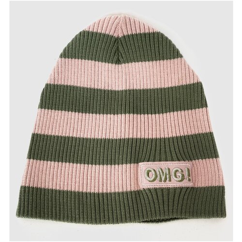 фото Шапка pompona 22vp02 50-54 оливковый+пудра