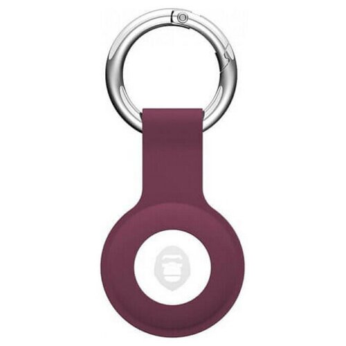 фото Чехол blueo soft silicone для airtag, цвет малиновый (b40-ras) b40-ras