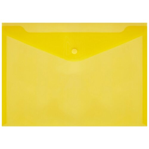 Папка-конверт на кнопке КНК 180 желтый прз. 10шт/уп attache папка конверт на кнопке кнк 180 матовый прз 10шт уп
