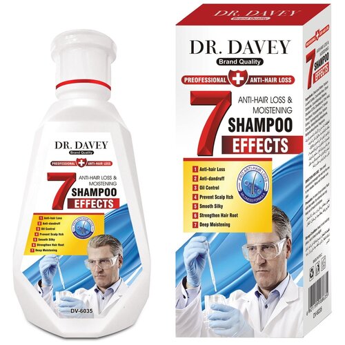 Dr.Davey Шампунь 7 Effects Anti-Hair Loss Против выпадения волос, 450 мл