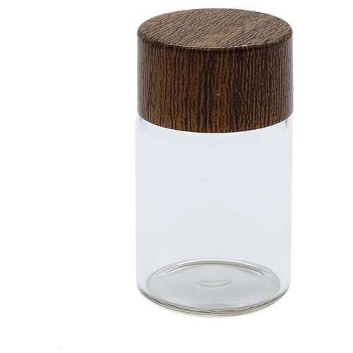 фото Ar1326 бутылочка стеклянная с деревянной крышечкой 2,4*4см, 2шт/упак astra & craft