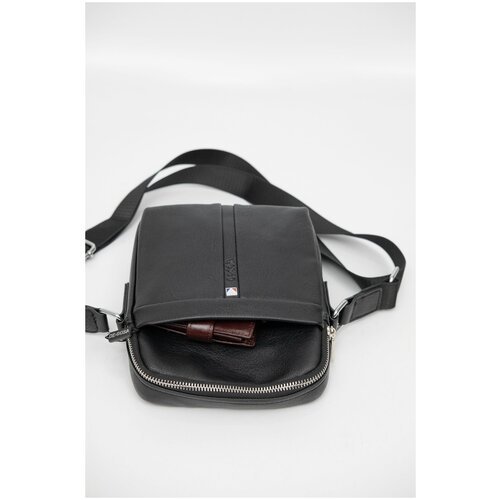 фото 363-11 1231-1 сумка кросс-боди мужская экокожа de-gosa черный