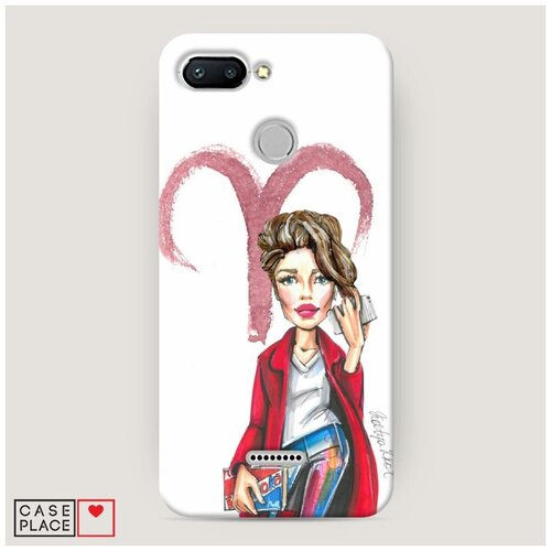 фото Чехол пластиковый xiaomi redmi 6 овен образ case place