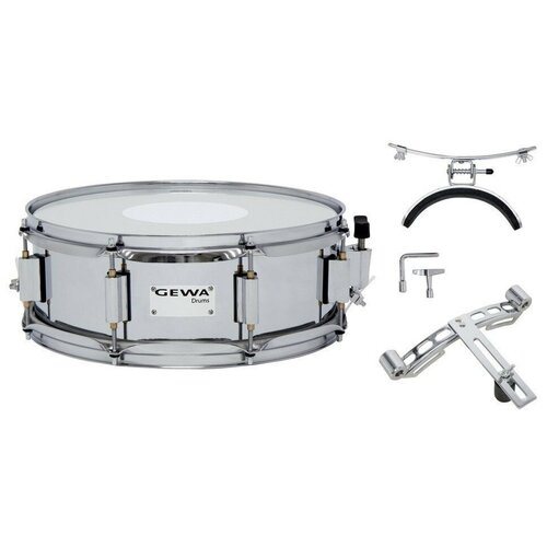 Маршевый барабан Gewa Steel Chrome HW SH 14x5,5 890014 peace md 1410s маршевый малый барабан